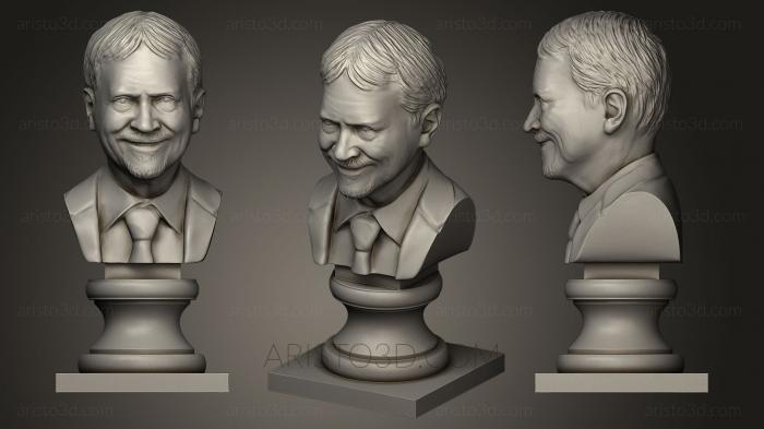Busts and bas-reliefs of famous people (BUSTC_0040) 3D model for CNC machine